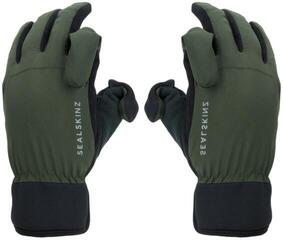 Gants de vélo Sealskinz Waterproof All Weather Sporting Glove Olive Green/Black 2XL Gants de vélo