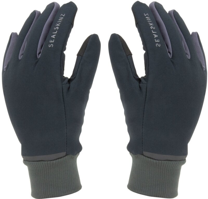 Cyclo Handschuhe Sealskinz Waterproof All Weather Lightweight Glove with Fusion Control Black/Grey XL Cyclo Handschuhe