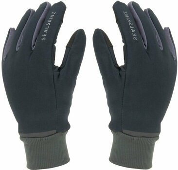 Rękawice kolarskie Sealskinz Waterproof All Weather Lightweight Glove with Fusion Control Black/Grey XL Rękawice kolarskie - 1