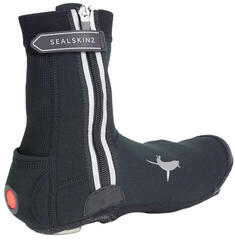 Cubrezapatillas de ciclismo Sealskinz All Weather LED Cycle Overshoe Black S Cubrezapatillas de ciclismo