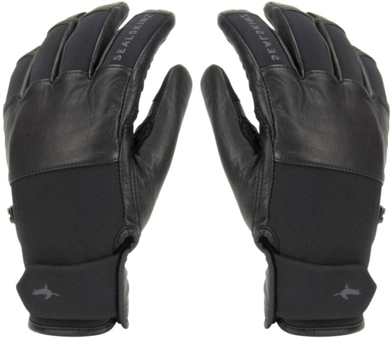 Cyklistické rukavice Sealskinz Waterproof Cold Weather Gloves With Fusion Control Black L Cyklistické rukavice