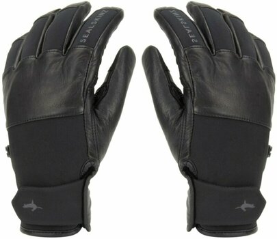 Gants de vélo Sealskinz Waterproof Cold Weather Gloves With Fusion Control Black L Gants de vélo - 1