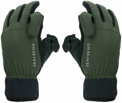 Bike-gloves Sealskinz Waterproof All Weather Sporting Glove Olive Green/Black S Bike-gloves - 1