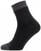 Meias de ciclismo Sealskinz Waterproof Warm Weather Ankle Length Sock Black/Grey S Meias de ciclismo