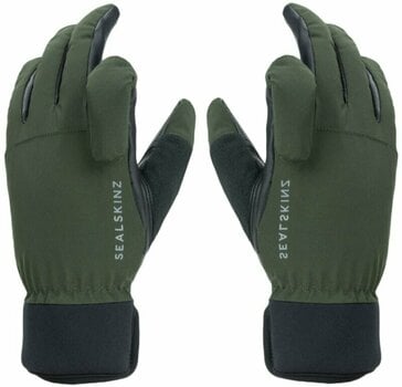 Cyklistické rukavice Sealskinz Waterproof All Weather Shooting Glove Olive Green/Black XL Cyklistické rukavice - 1