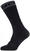 Biciklistički čarape Sealskinz Waterproof Warm Weather Mid Length Sock With Hydrostop Black/Grey XL Biciklistički čarape