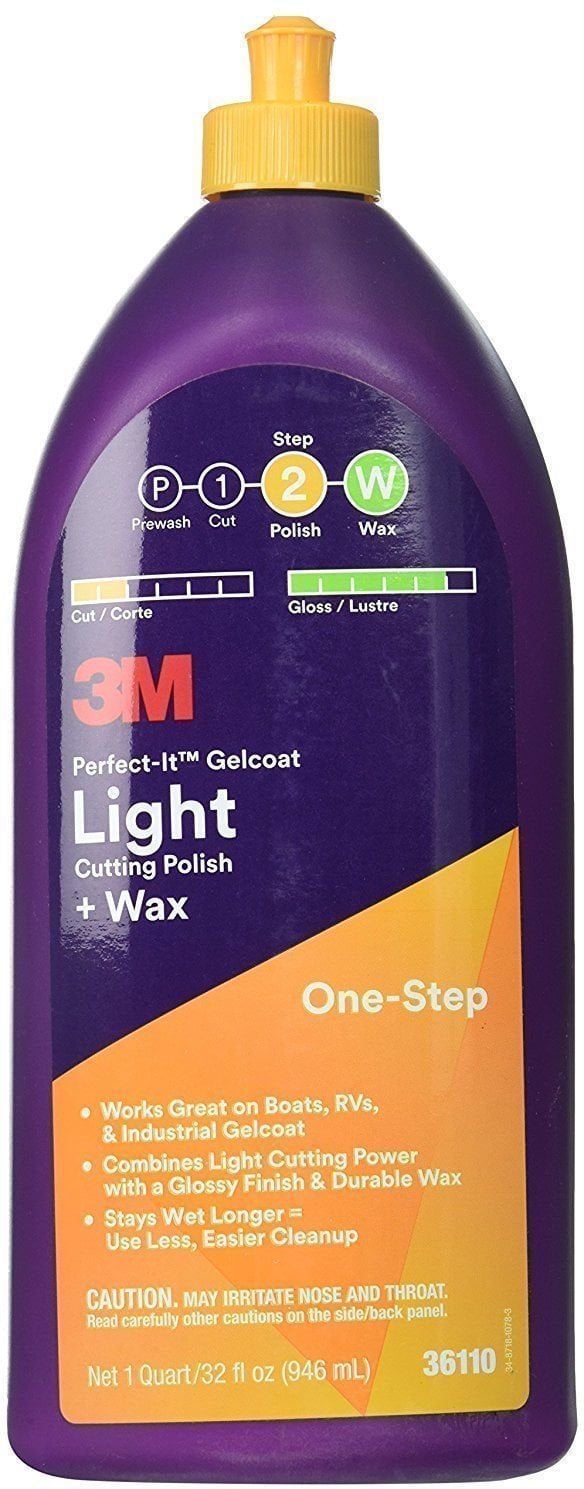 Środek czyszczący włókna szklanego 3M Perfect-It Gelcoat Light Cutting Polish + Wax 946ml