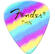 Fender 351 Shape Premium Pick Rainbow Thin