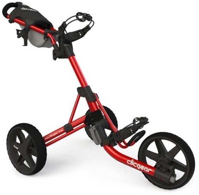 Manuální golfové vozíky Clicgear 3.5+ Red/Black Golf Trolley
