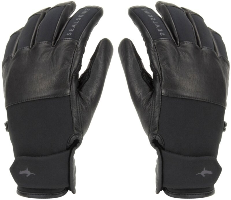 Kesztyű kerékpározáshoz Sealskinz Waterproof Cold Weather Gloves With Fusion Control Black XL Kesztyű kerékpározáshoz