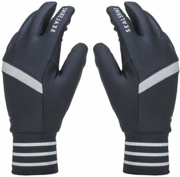 Bike-gloves Sealskinz Solo Reflective Glove Black/Grey L Bike-gloves - 1