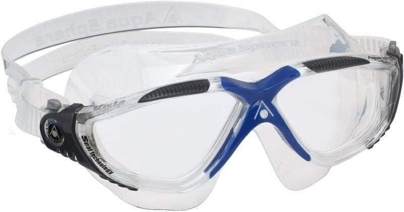 Óculos de natação Aqua Sphere Óculos de natação Vista Clear Lens Clear/Dark grey UNI