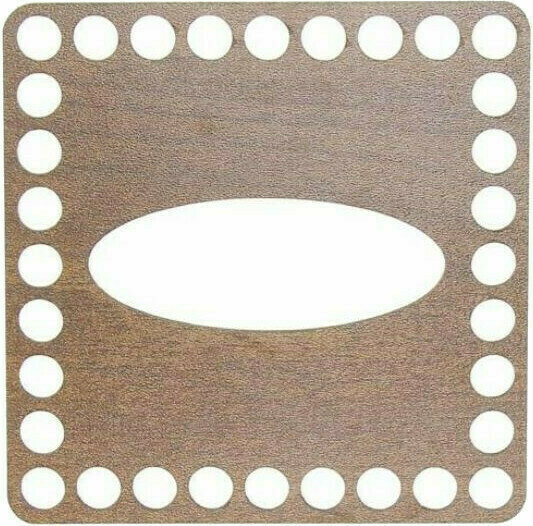 Fundo para bolsa / cesta Naše Galantérie 90250 Square Lid Fundo para bolsa / cesta