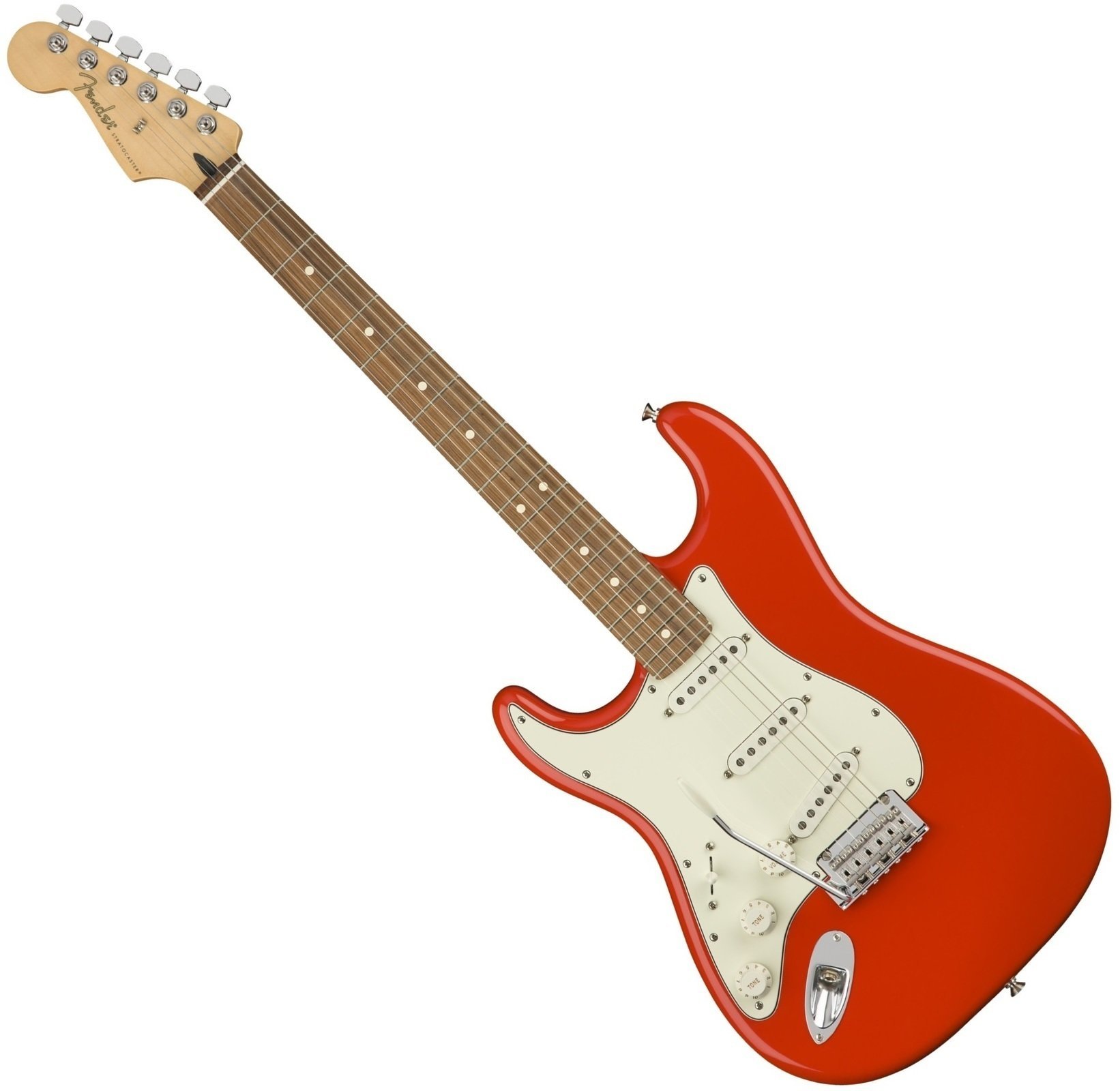 Elektrische gitaar Fender Player Series Stratocaster LH PF Sonic Red