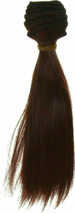 Włosy dla lalek Naše Galantérie Włosy dla lalek 33 Dark Brown