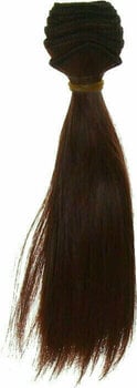 Włosy dla lalek Naše Galantérie Włosy dla lalek 33 Dark Brown - 1