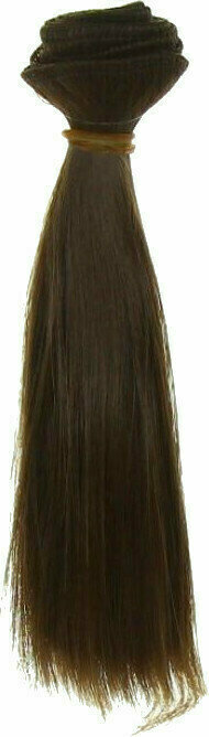 Vlásky pro panenky Naše Galantérie Vlásky pro panenky 8 Dark Brown