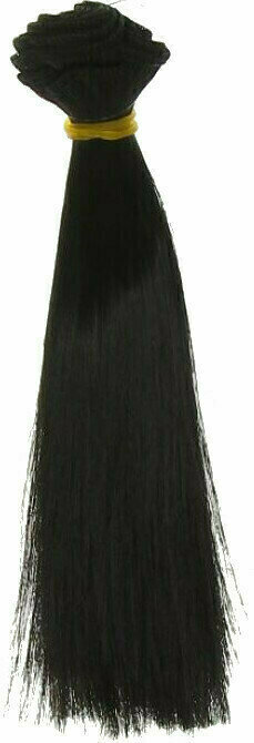 Vlásky pro panenky Naše Galantérie Vlásky pro panenky 3 Black