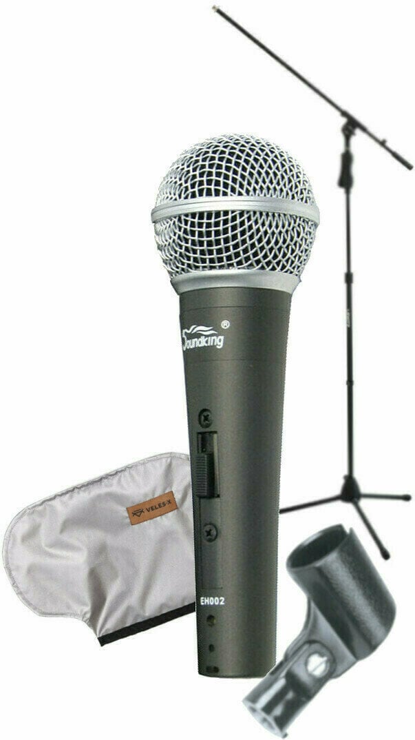 Mikrofon dynamiczny wokalny Soundking EH 002 SET Mikrofon dynamiczny wokalny