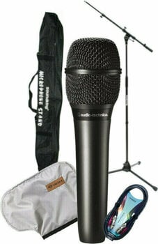 Кондензаторен вокален микрофон Audio-Technica AT2010 SET Кондензаторен вокален микрофон - 1