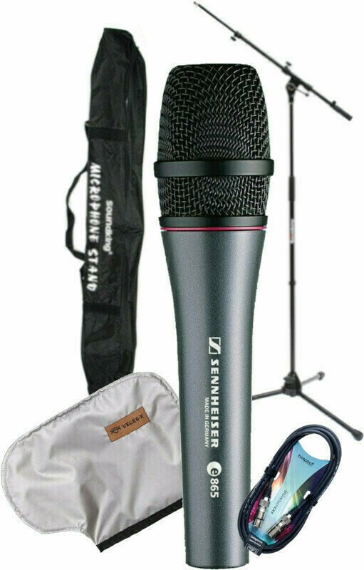 Mikrofon pojemnościowy wokalny Sennheiser E865 SET Mikrofon pojemnościowy wokalny