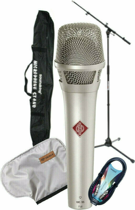 Mikrofon pojemnościowy wokalny Neumann KMS105 SET Mikrofon pojemnościowy wokalny