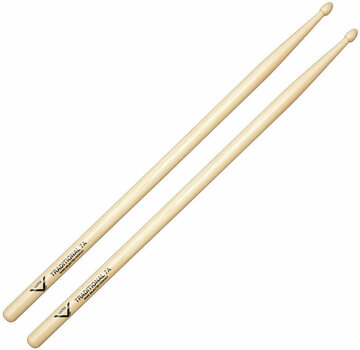 Baguettes Vater VHT7AW American Hickory Traditional 7A Baguettes - 1