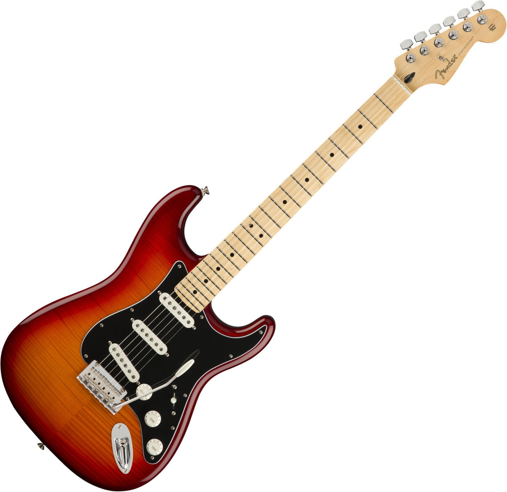 Guitare électrique Fender Player Series Stratocaster PLS TOP MN Aged Cherry Burst