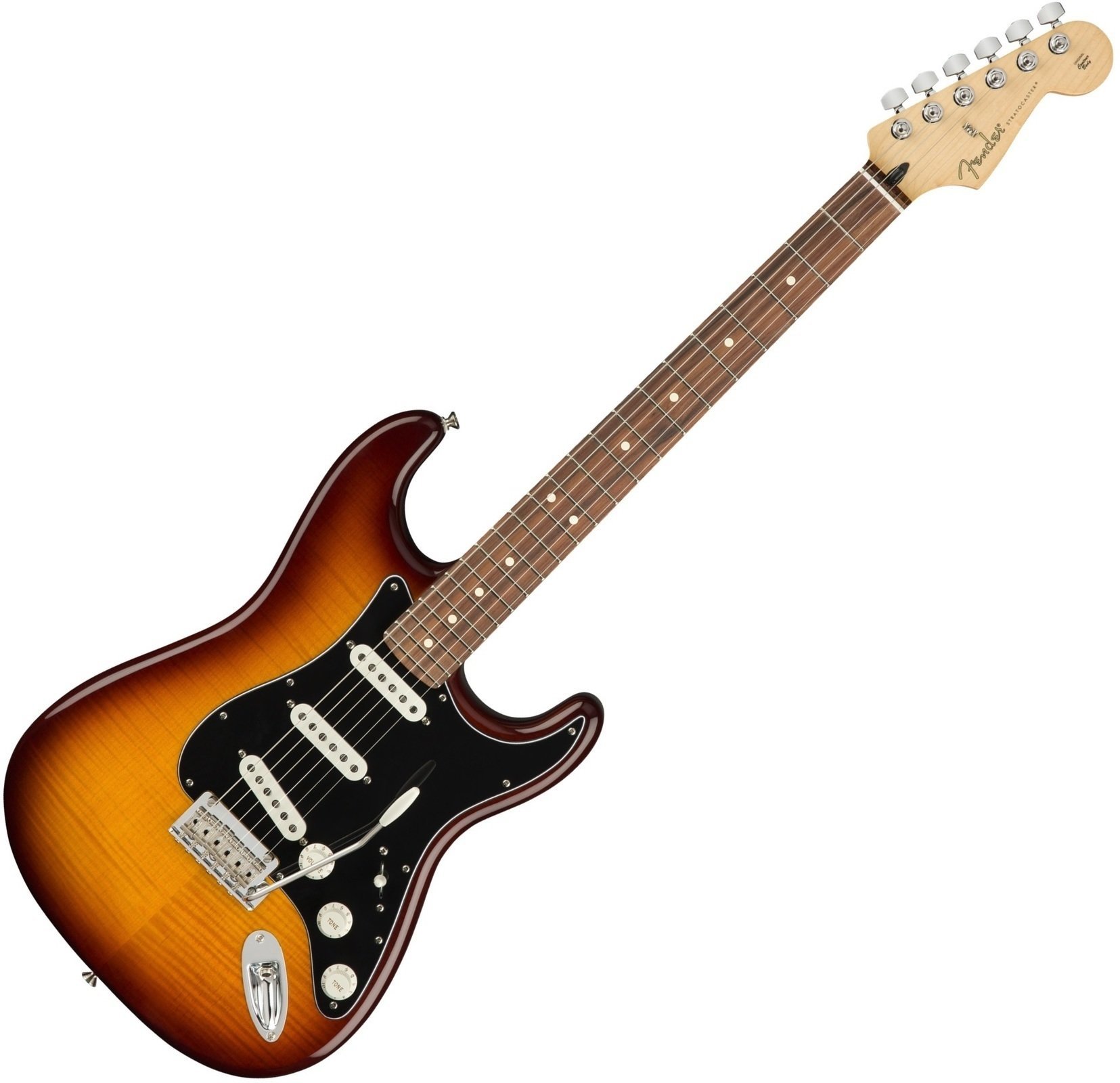 Elektrische gitaar Fender Player Series Stratocaster PLS TOP PF Tobacco Burst