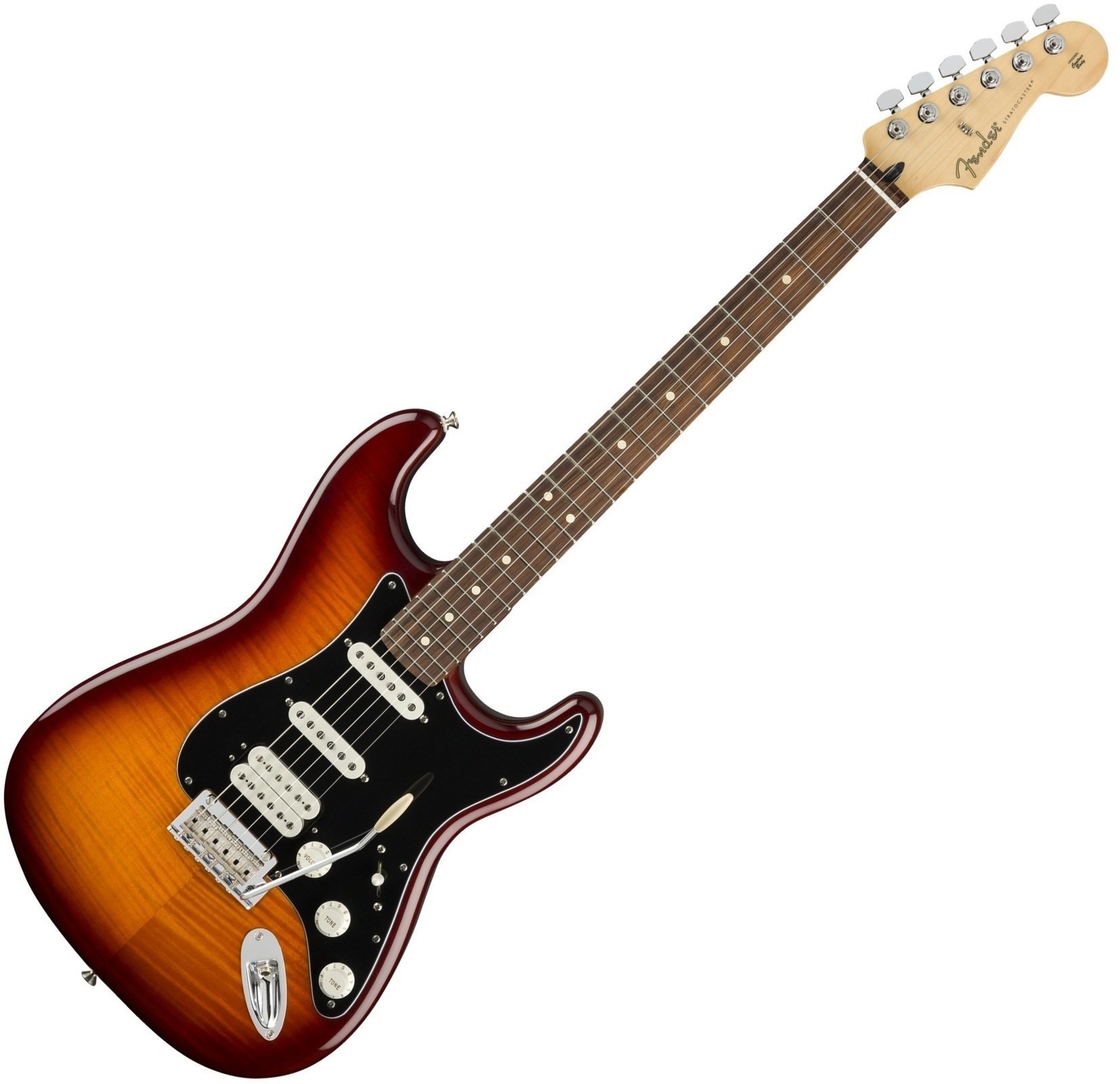 Elektrische gitaar Fender Player Series STRT HSS PLSTP PF Tobacco Burst