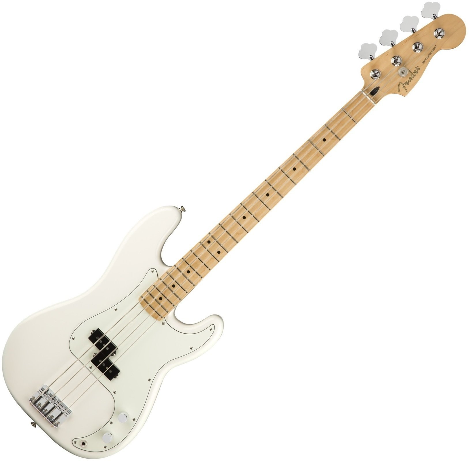 Elektrische basgitaar Fender Player Series P Bass MN Polar White