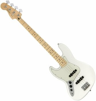Elektrische basgitaar Fender Player Series Jazz Bass MN LH Polar White - 1