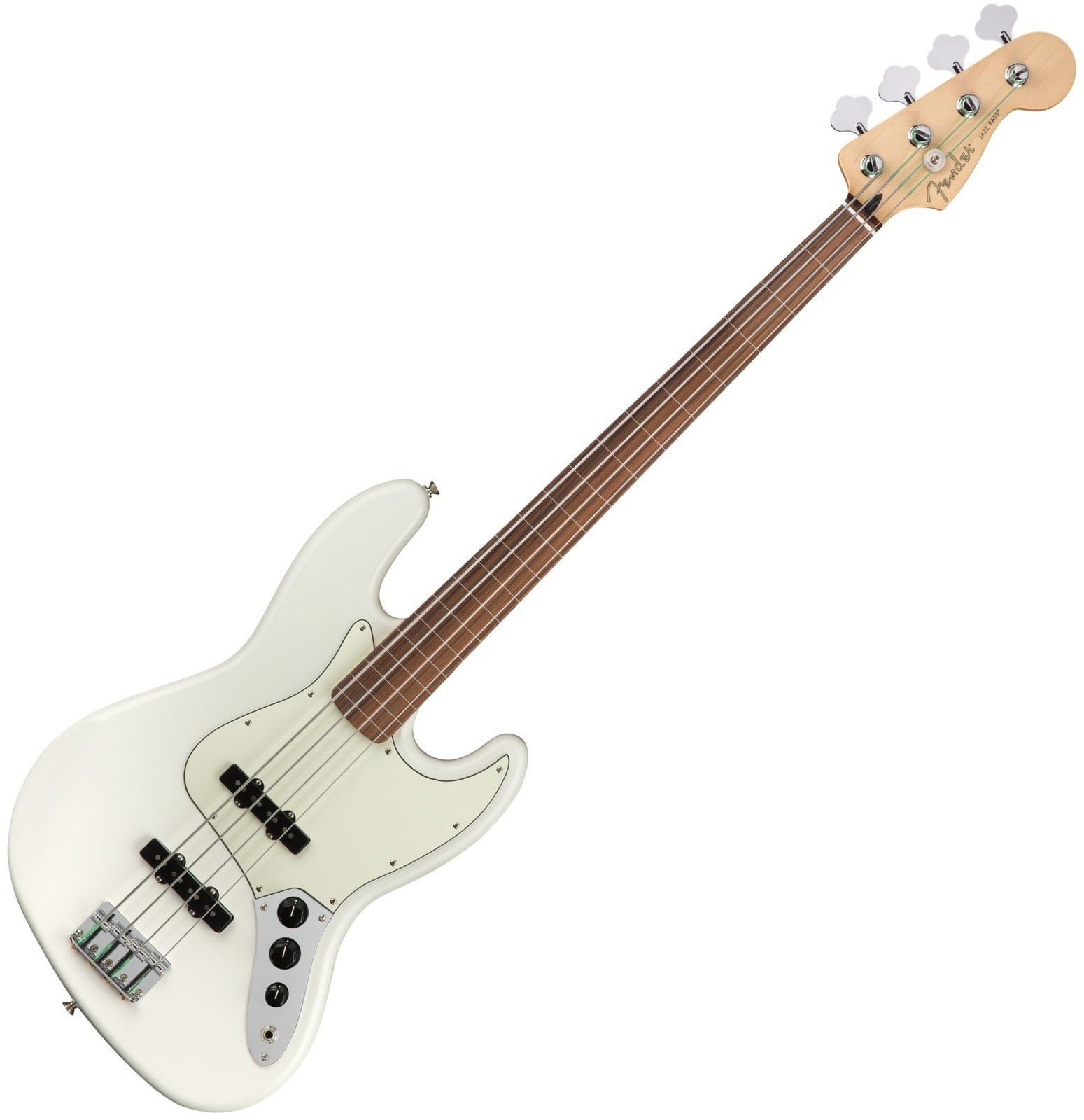 4-string Bassguitar Fender Player Series Jazz Bass FL PF Polar White