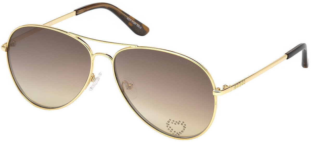 Occhiali lifestyle Guess GU7575-S 32F 62 Gold/Gradient Brown