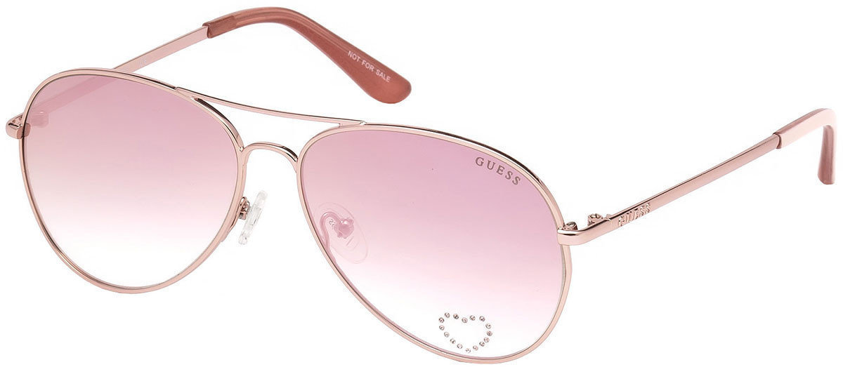 Lifestyle cлънчеви очила Guess GU7575-S 28Z 58 Shiny Rose Gold/Gradient