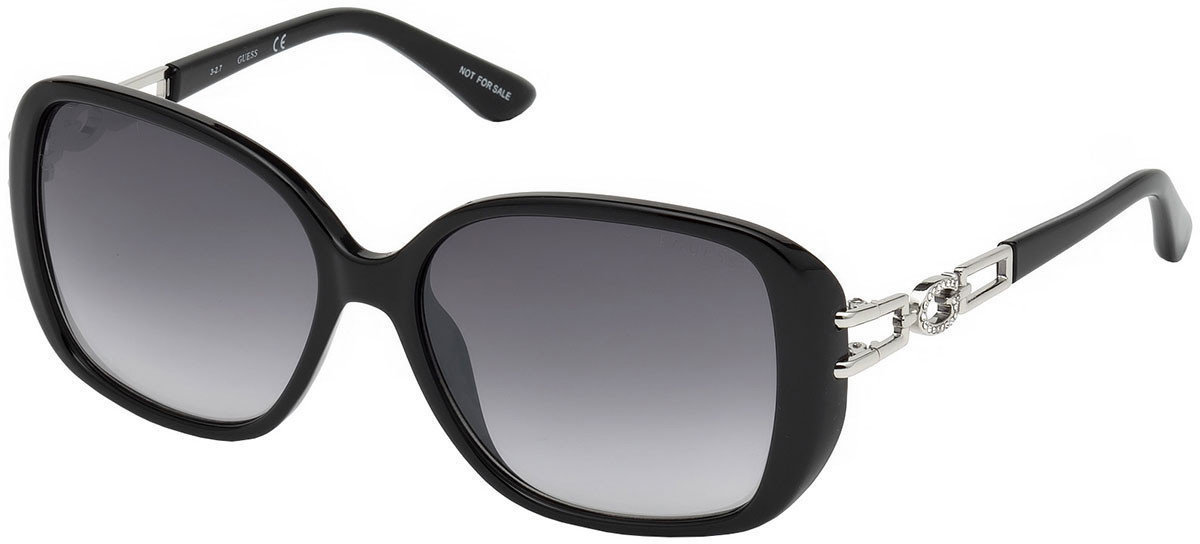 Lifestyle cлънчеви очила Guess GU7563 01B59 Shiny Black /Gradient Smoke