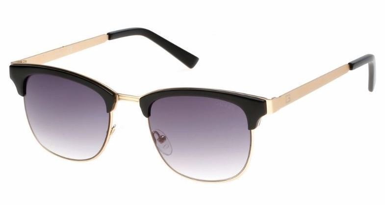 Lifestyle cлънчеви очила Guess GF5016 05B52 Matte Black With Gold/Smoke Gradient