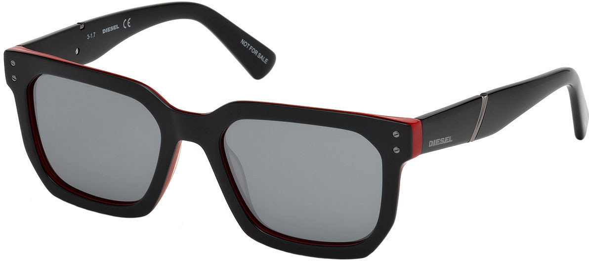Lifestyle cлънчеви очила Diesel DL0253 05C 54 Black/Other/Smoke Mirror