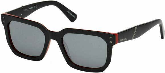 Lifestyle Glasses Diesel DL0253 05C 54 Black/Other/Smoke Mirror - 1