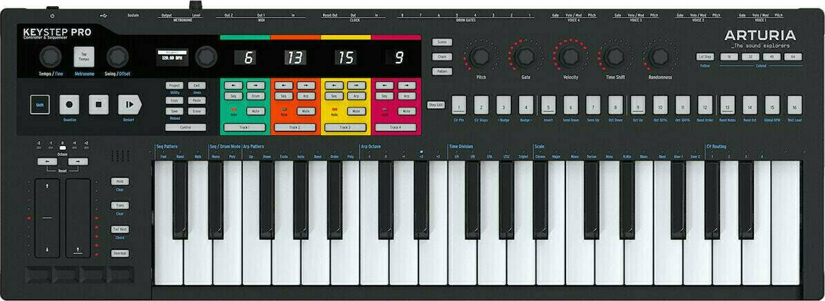 MIDI-Keyboard Arturia KeyStep Pro Black Edition