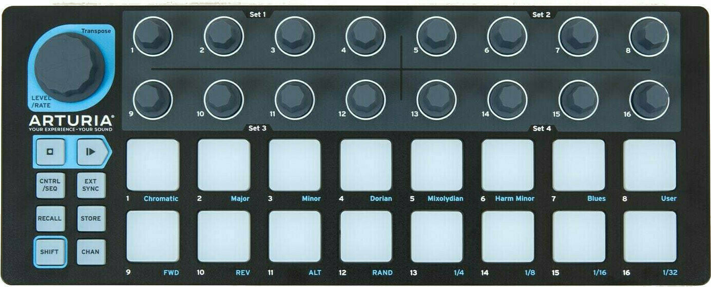 MIDI Ελεγκτής MIDI Χειριστήριο Arturia BeatStep Black Edition