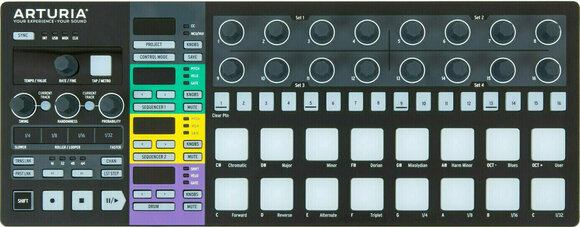 Kontroler MIDI, Sterownik MIDI Arturia BeatStep Pro Black Edition - 1