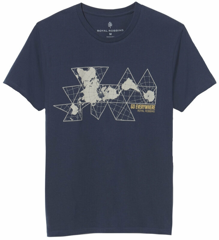 Tricou Royal Robbins Unfold the Map Navy L Tricou