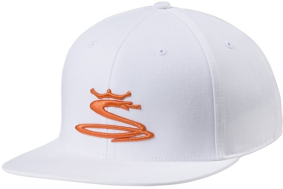 Baseball sapka Cobra Golf Tour Snake Snapback Cap White Vibrant Orange