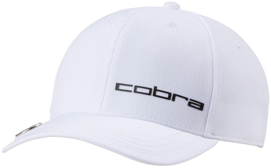 Keps Cobra Golf Ball Marker Fitted Cap White L/XL