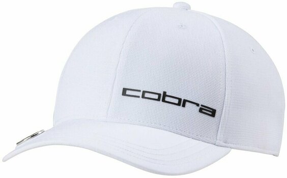 Pet Cobra Golf Ball Marker Fitted Cap White L/XL - 1