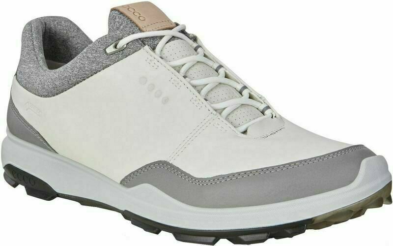 Golfsko til mænd Ecco Biom Hybrid 3 Mens Golf Shoes hvid-Sort 45