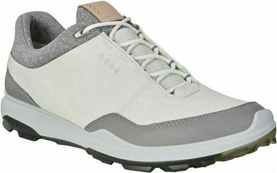 Calzado de golf para hombres Ecco Biom Hybrid 3 Mens Golf Shoes White-Negro 45 - 1