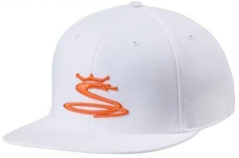 Каскет Cobra Golf Youth Tour Snake Snapback Cap White Vibrant Orange