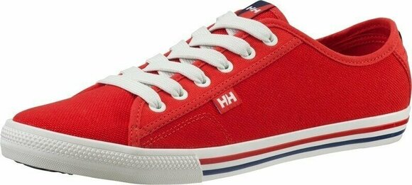 Mens Sailing Shoes Helly Hansen FJORD CANVAS FLAG RED - 42 - 1